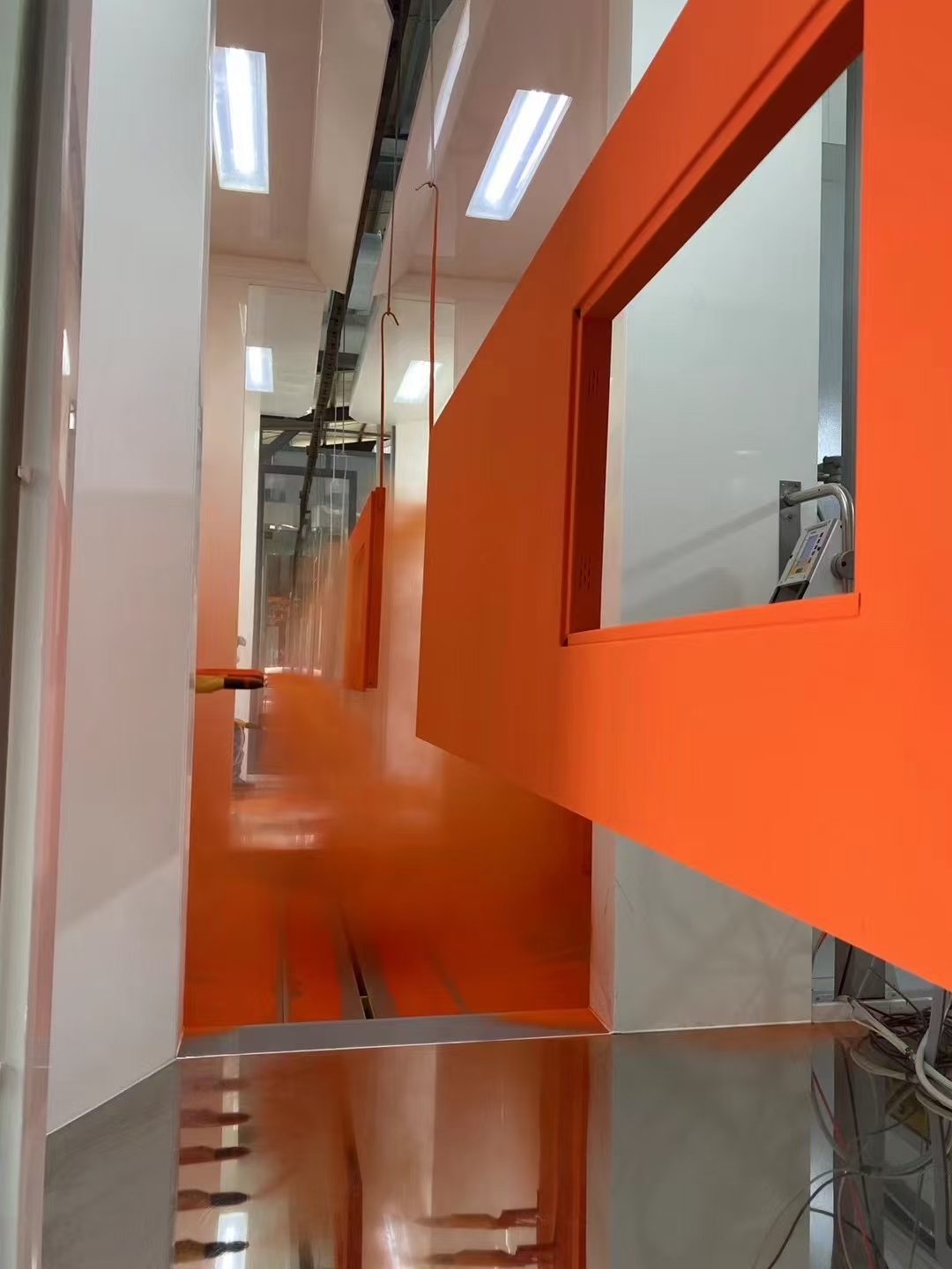 clean room hinged door