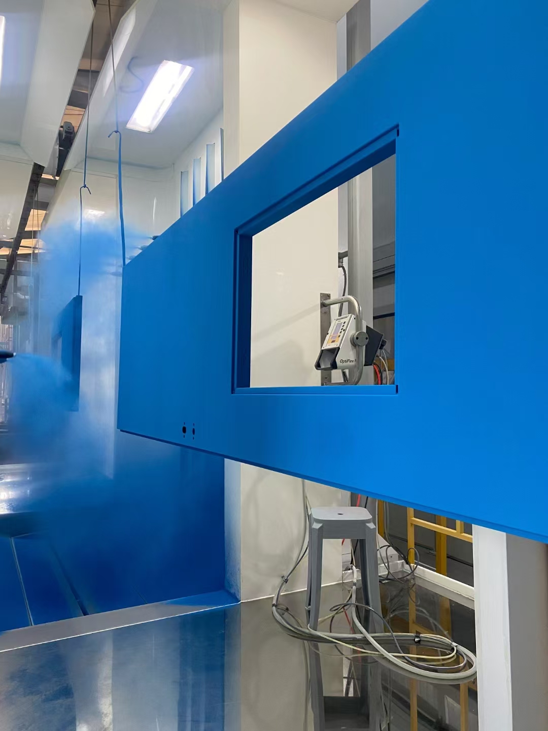 hinged clean room door