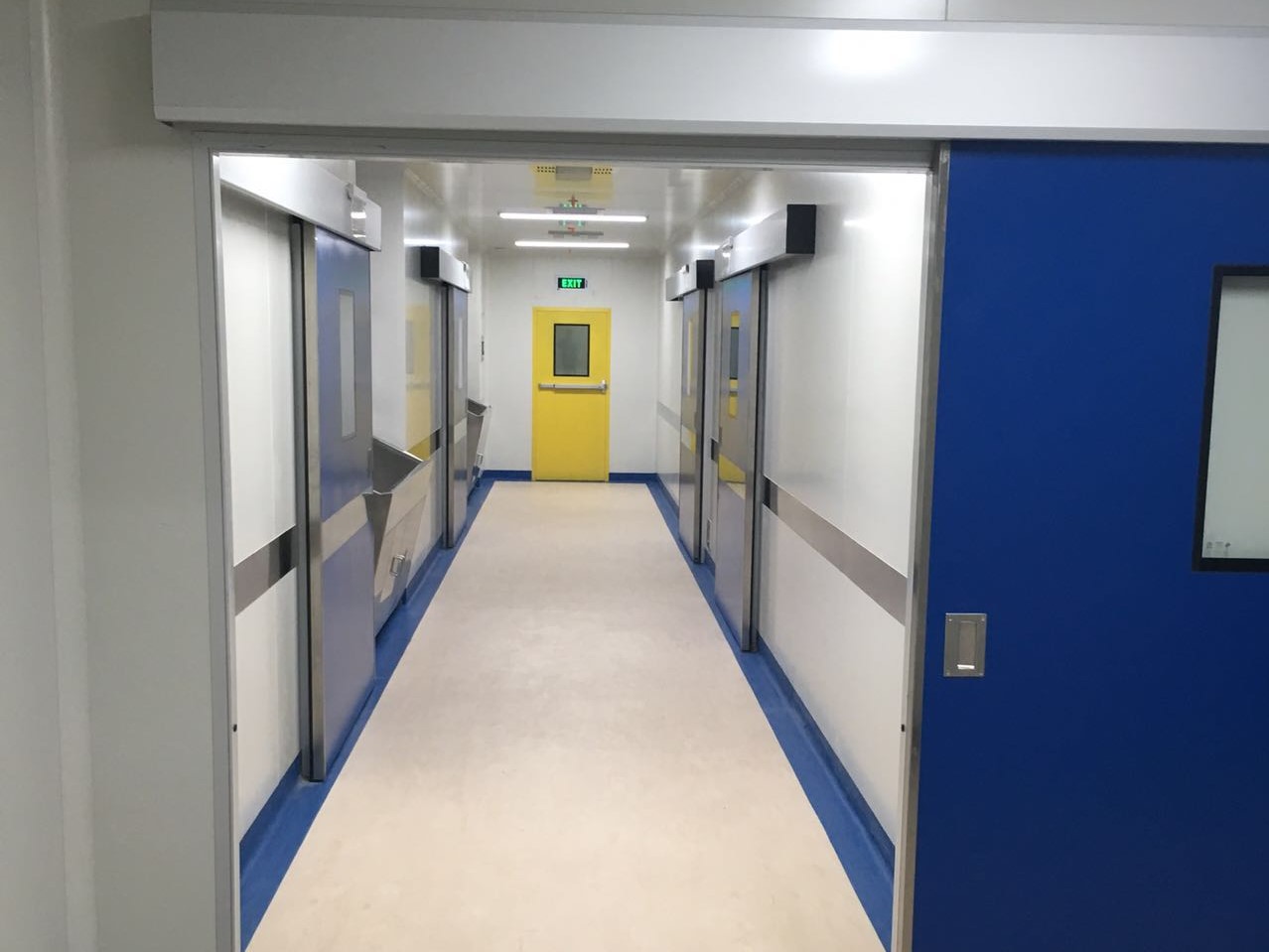 hospital sliding door