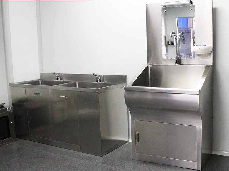 stainless steel hand wash sink